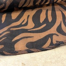 画像8: ALL OVER ZEBRA PATTERN SHEER L/S SHIRT / Mens L (8)