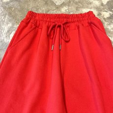 画像10: RED COLOR STRAIGHT SILHOUETTE SWEAT PANTS / ~34 (10)