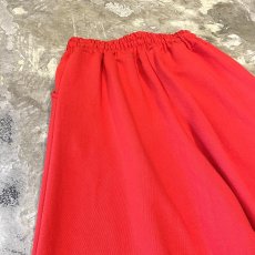 画像9: RED COLOR STRAIGHT SILHOUETTE SWEAT PANTS / ~34 (9)