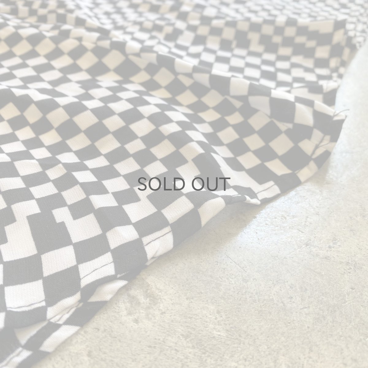 画像10: CHECKRS FLAG ALL OVER PATTERN DESIGN ALINE FLARE SKIRT / W25~W30 (10)