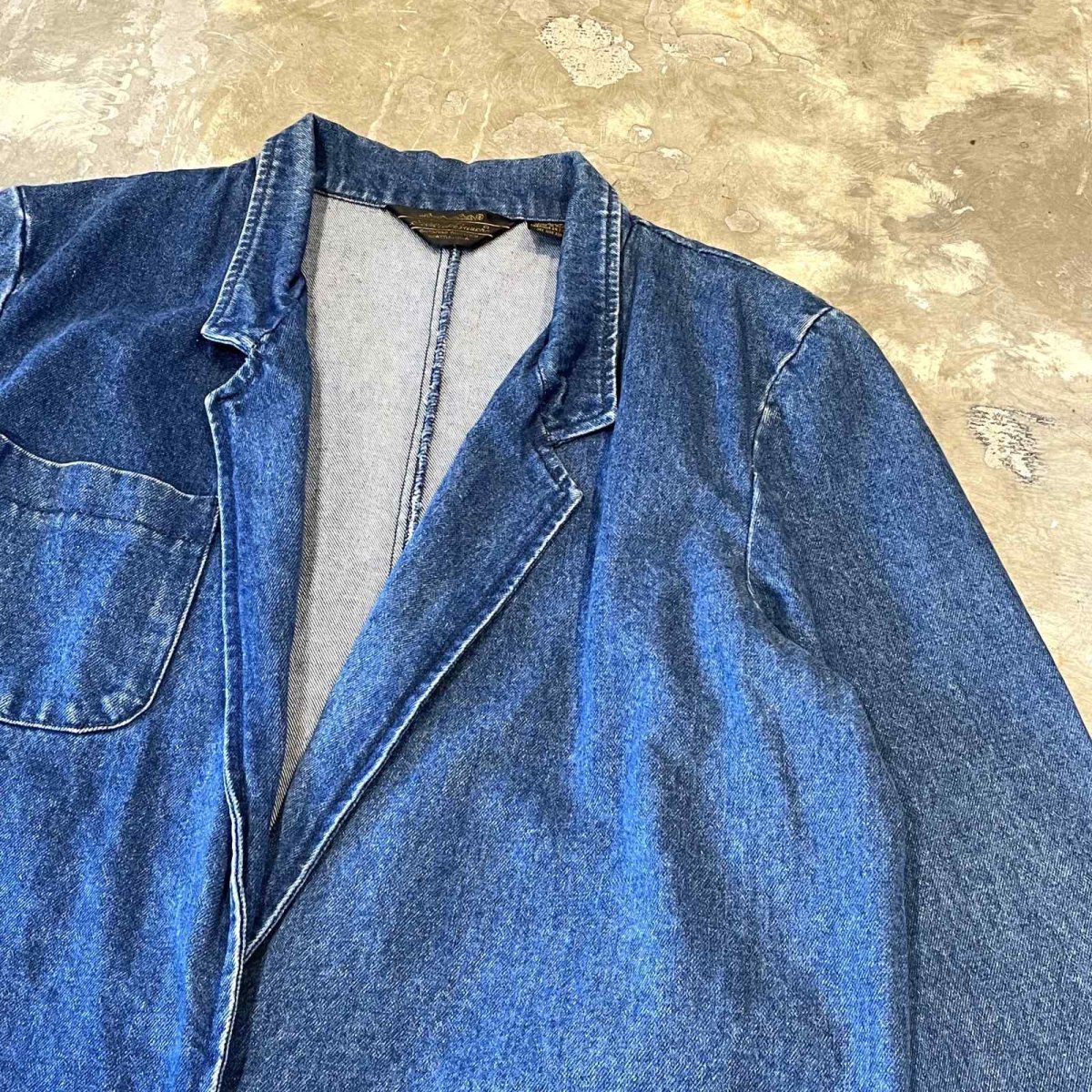 画像4: 【EDDIE BAUER】SINGLE 1B DENIM JACKET / Mens L (4)