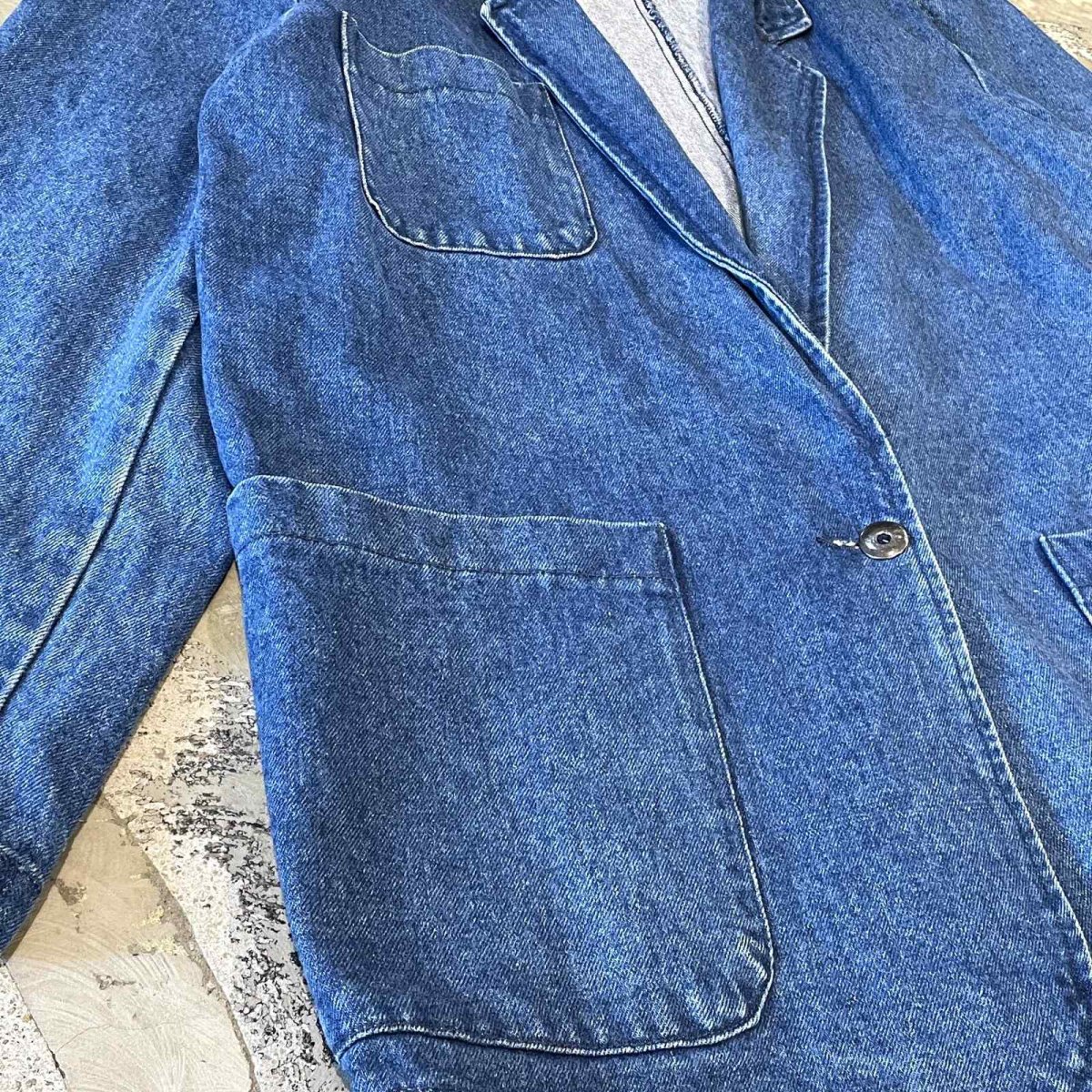 画像5: 【EDDIE BAUER】SINGLE 1B DENIM JACKET / Mens L (5)