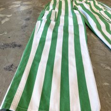 画像7: ALL OVER STRIPE PATTERN COTTON PANTS / W30 (7)