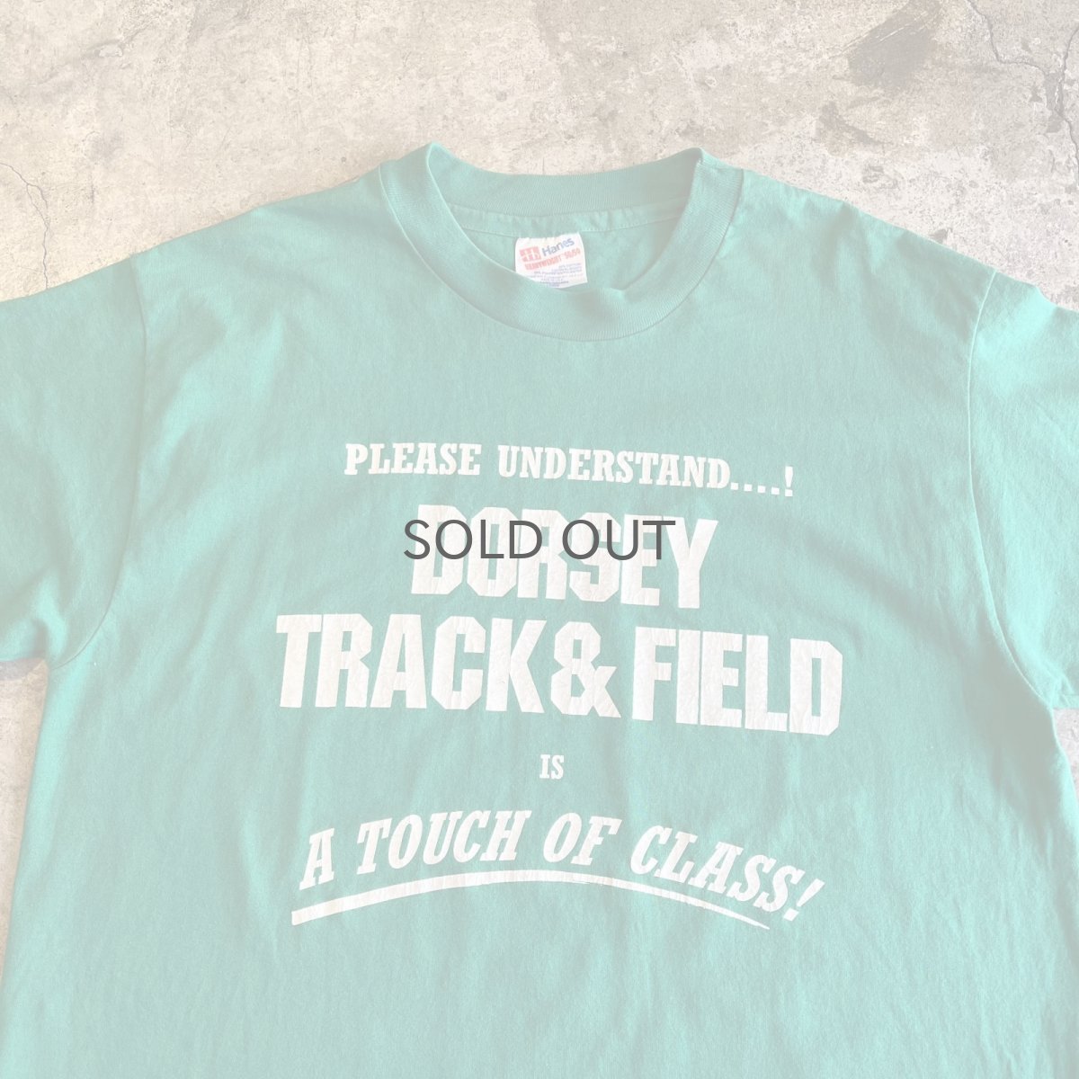 画像7: 80's FRONT LOGO PRINTED DESIGN COLOR S/S TEE / Ladies M(L) / MADE IN USA (7)