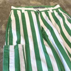 画像3: ALL OVER STRIPE PATTERN COTTON PANTS / W30 (3)
