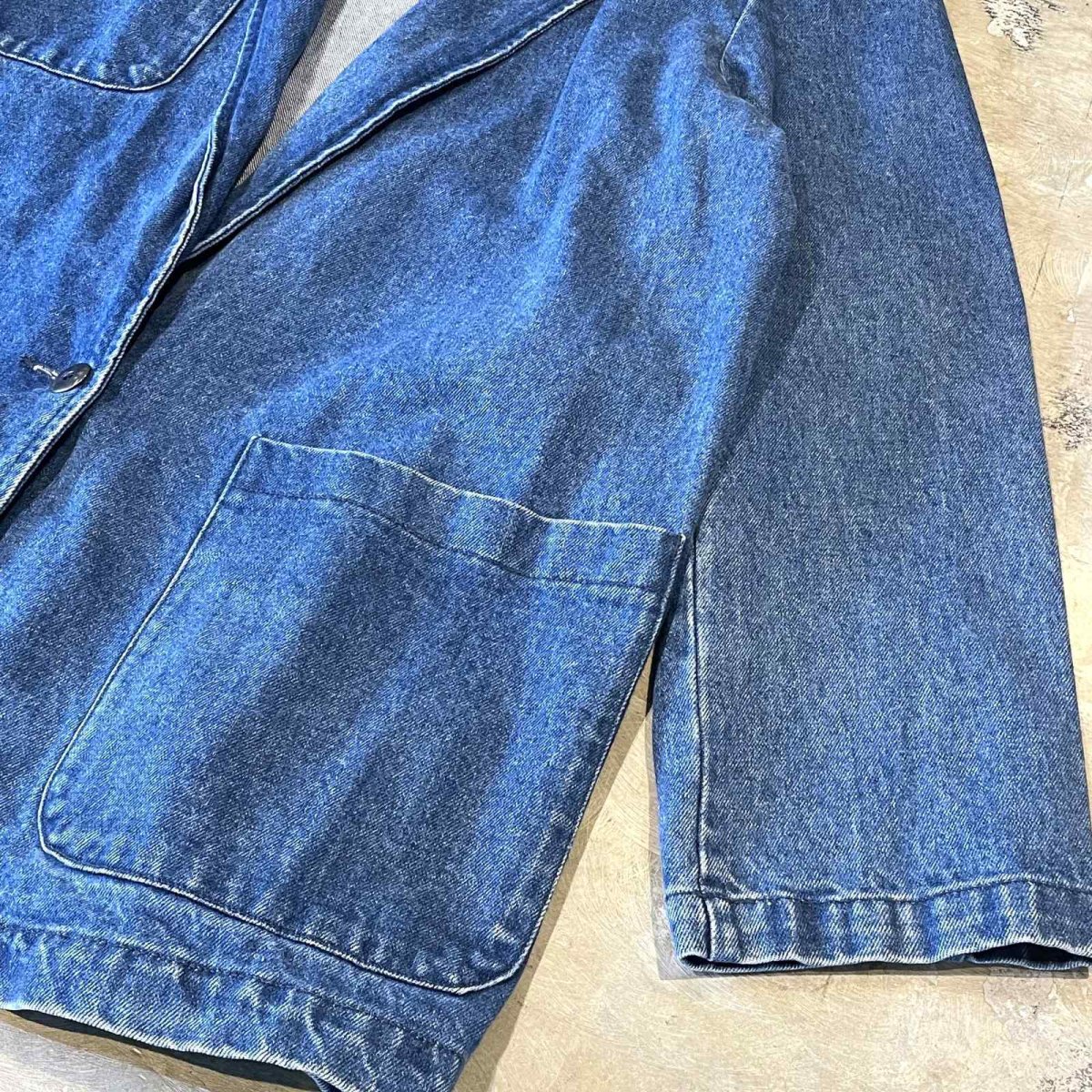 画像6: 【EDDIE BAUER】SINGLE 1B DENIM JACKET / Mens L (6)