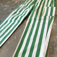 画像6: ALL OVER STRIPE PATTERN COTTON PANTS / W30 (6)