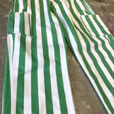 画像5: ALL OVER STRIPE PATTERN COTTON PANTS / W30 (5)