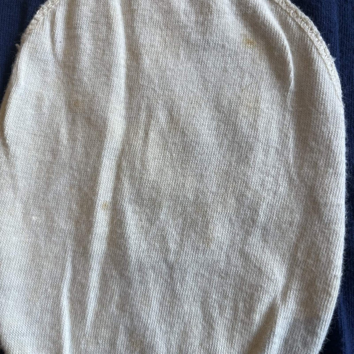 画像11: 70's 【CHAMPION】POINT LOGO PRINTED 2 COLOR ELBOW PATCH DESIGN L/S TOPS / Ladies M (L) / MADE IN USA (11)