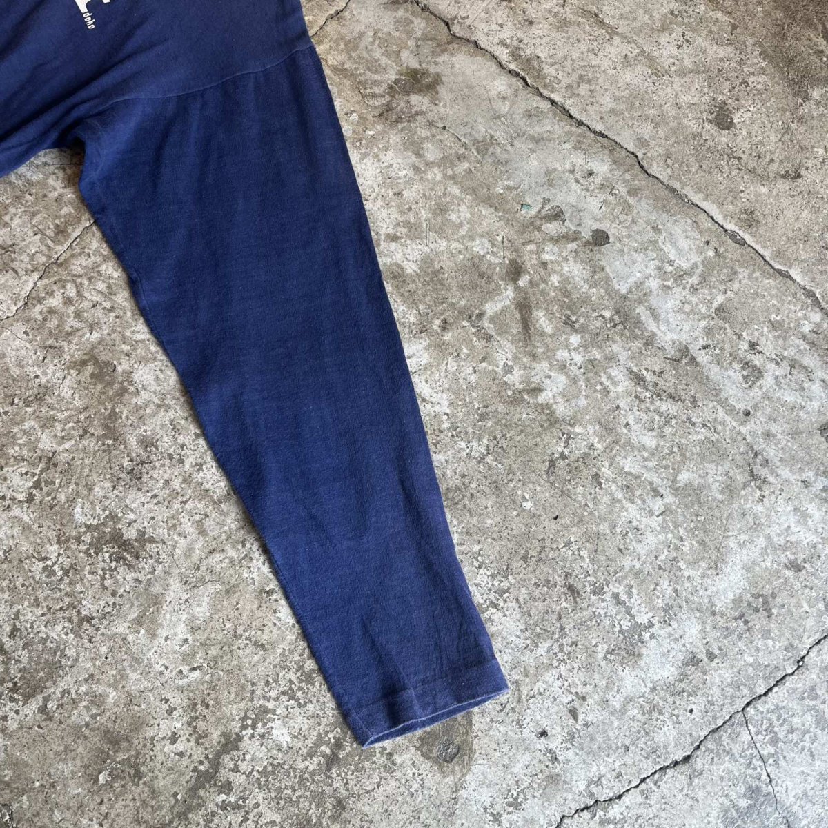 画像6: 70's 【CHAMPION】POINT LOGO PRINTED 2 COLOR ELBOW PATCH DESIGN L/S TOPS / Ladies M (L) / MADE IN USA (6)