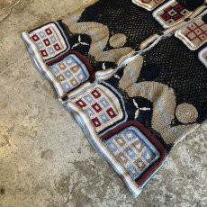 画像4: MIX COLOR PATTERN CROCHET DESIGN VEST / Ladies M (4)