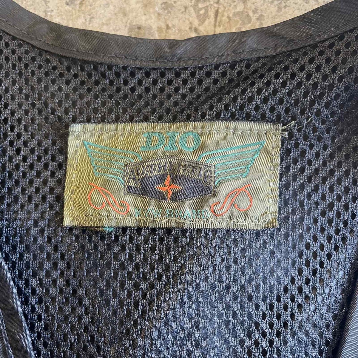 画像10: FRONT 6 POCKET DESIGN BLACK COLOR NYLON VEST / Ladies M (10)