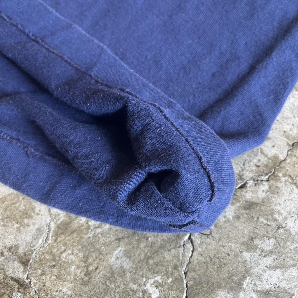 画像5: 70's 【CHAMPION】POINT LOGO PRINTED 2 COLOR ELBOW PATCH DESIGN L/S TOPS / Ladies M (L) / MADE IN USA (5)