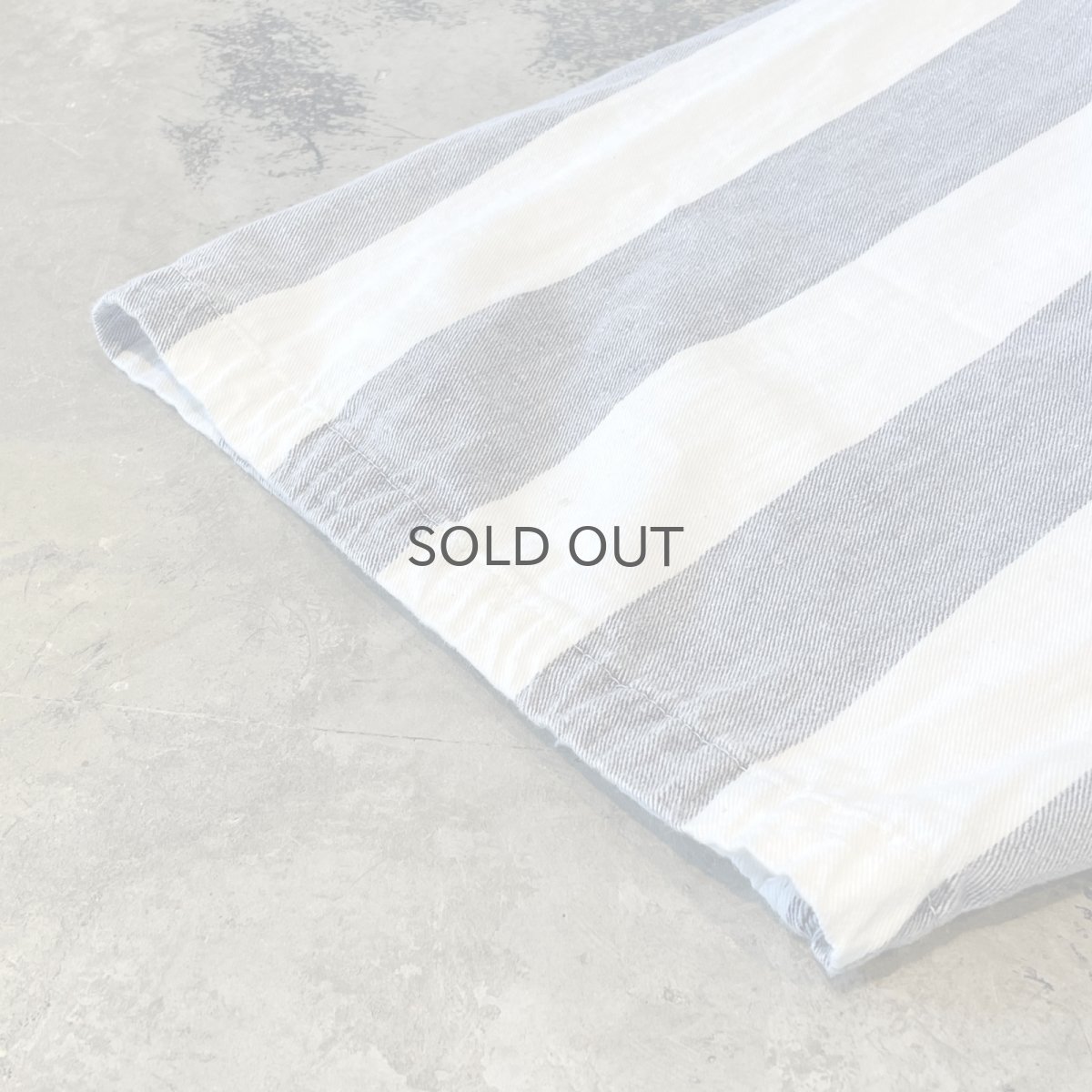 画像7: ALL OVER STRIPE PATTERN COTTON HOODIE JACKET / Mens XL (7)