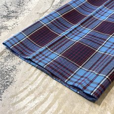 画像8: ALL OVER CHECK PATTERN STRAIGHT SLACKS / W30 (8)