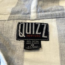 画像12: ALL OVER STRIPE PATTERN COTTON HOODIE JACKET / Mens XL (12)