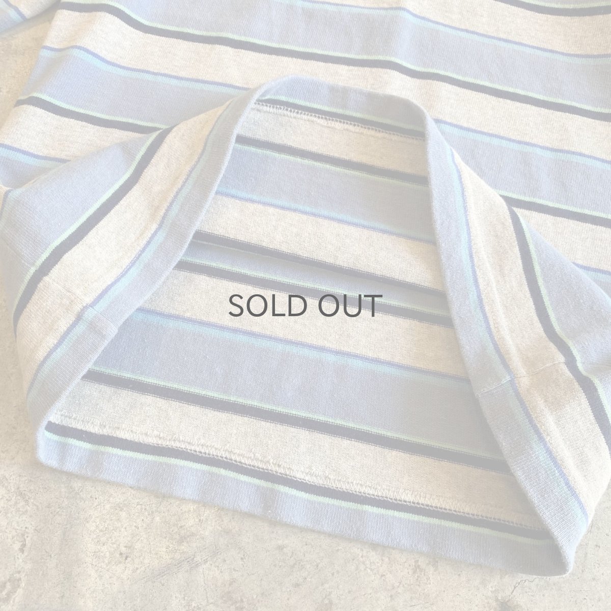 画像8: MULTI BORDER COLOR DESIGN L/S RUGBY JERSEY SHIRT / Ladies M / MADE IN CANADA (8)