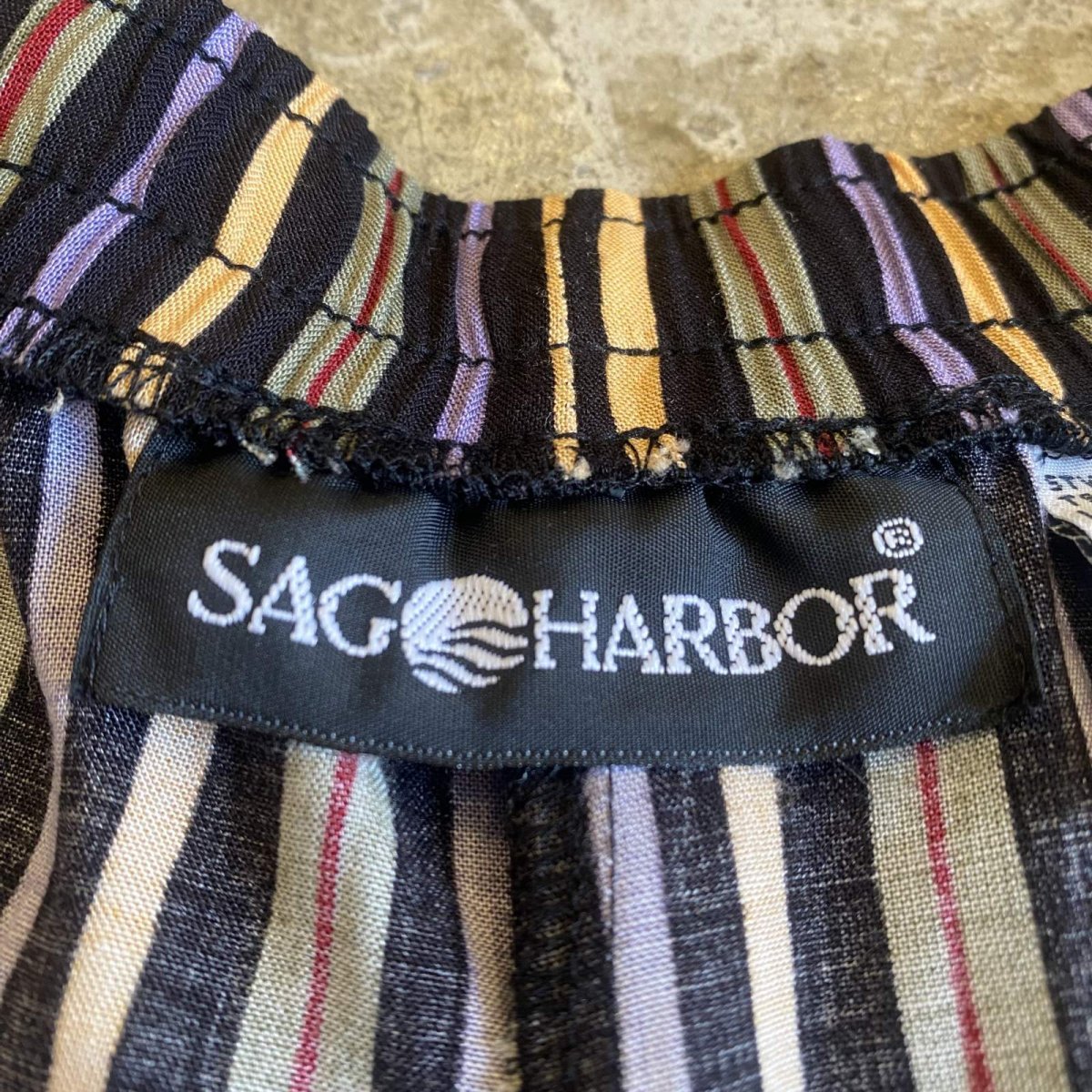 画像11: ALL OVER COLOR STRIPE PATTERN DESIGN RELUX PANTS / FREE~W43 (11)