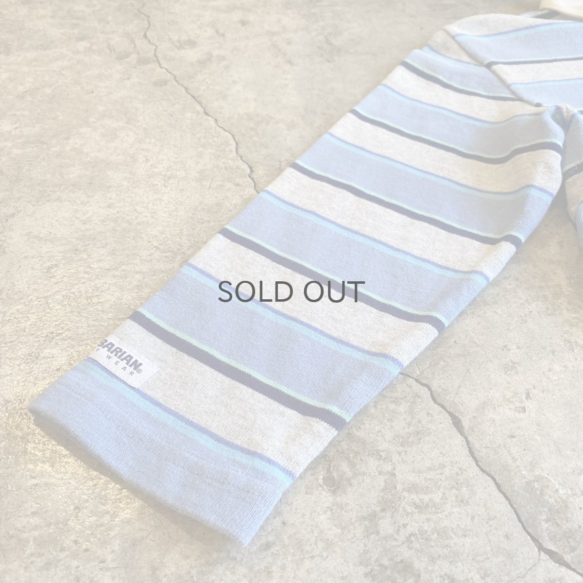 画像6: MULTI BORDER COLOR DESIGN L/S RUGBY JERSEY SHIRT / Ladies M / MADE IN CANADA (6)