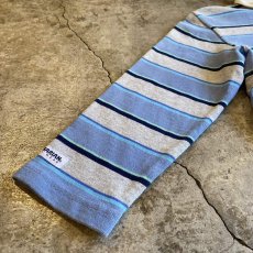 画像6: MULTI BORDER COLOR DESIGN L/S RUGBY JERSEY SHIRT / Ladies M / MADE IN CANADA (6)