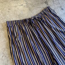 画像3: ALL OVER COLOR STRIPE PATTERN DESIGN RELUX PANTS / FREE~W43 (3)