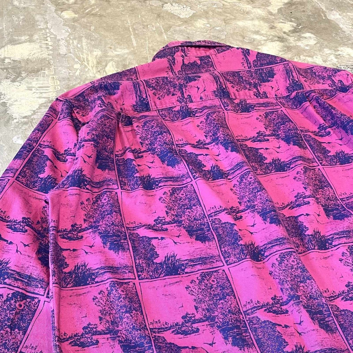 画像9: 90's【LEVI'S】ALL OVER GRAPHIC PATTERN L/S SHIRT / Mens M(L) (9)