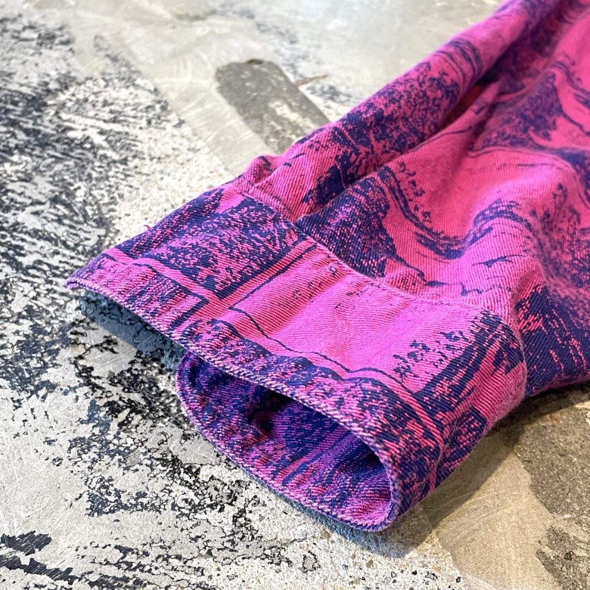 画像7: 90's【LEVI'S】ALL OVER GRAPHIC PATTERN L/S SHIRT / Mens M(L) (7)