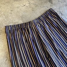 画像9: ALL OVER COLOR STRIPE PATTERN DESIGN RELUX PANTS / FREE~W43 (9)