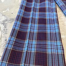 画像7: ALL OVER CHECK PATTERN STRAIGHT SLACKS / W30 (7)