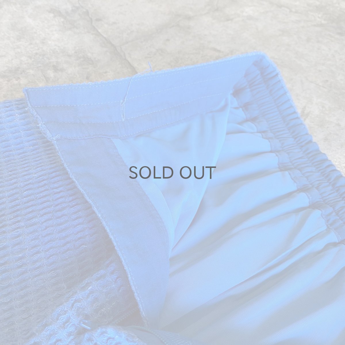 画像8: BLUE COLOR WAFFLE FLARE DESIGN PANTS / W24~W27 (8)