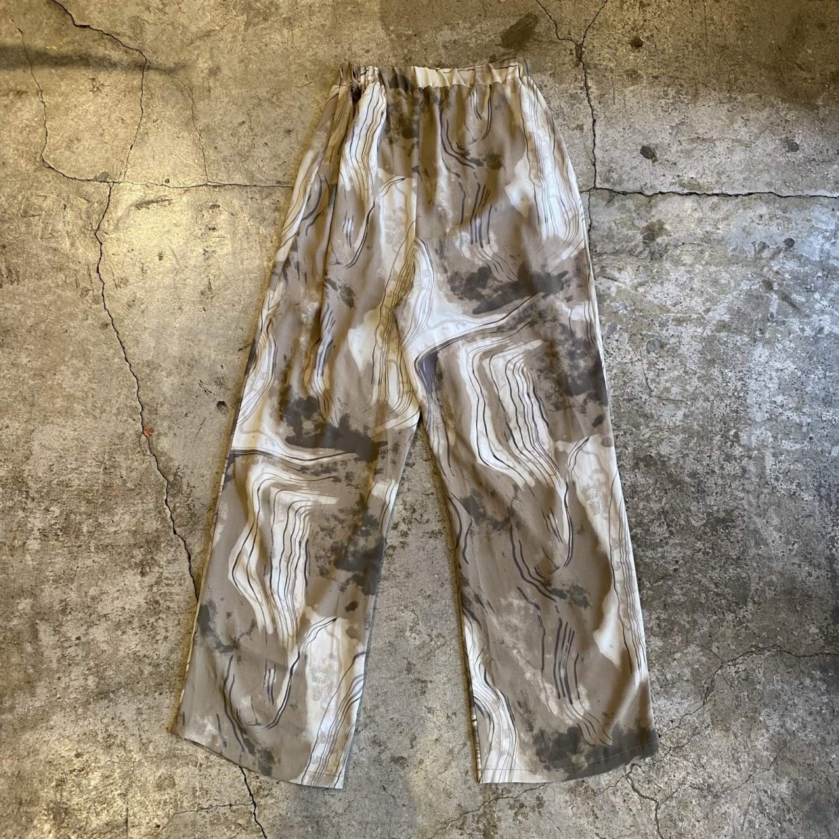 画像2: EARTH COLOR ALL OVER PATTERN DESIGN PANTS / W23~W29 (2)