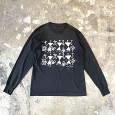 画像1: 90 's FRONT ART GRAPHIC PRINTED L/S TEE / Mens L (1)