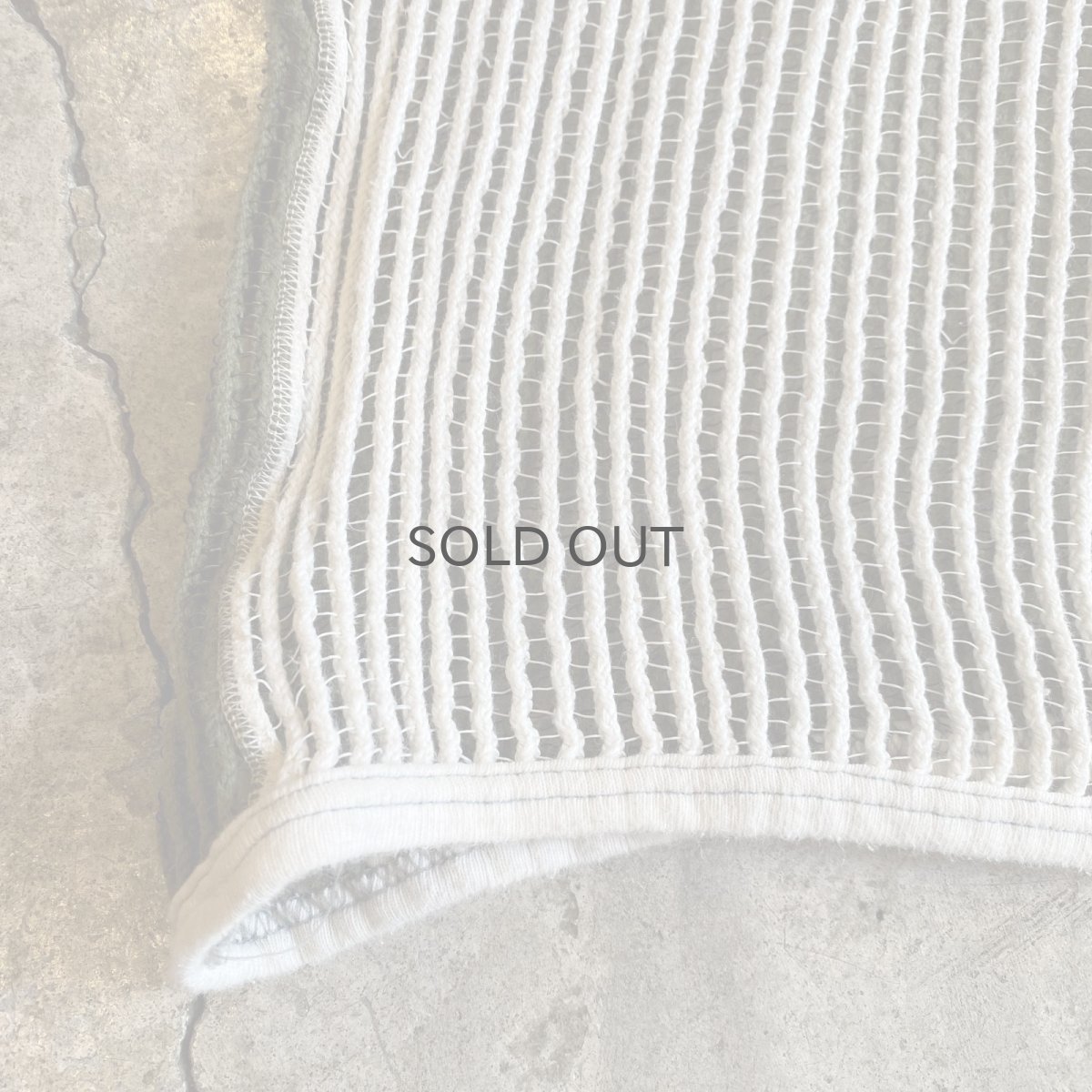 画像5: MILITARY 2COLOR DESIGN MESH N/S TOPS / Ladies L (5)