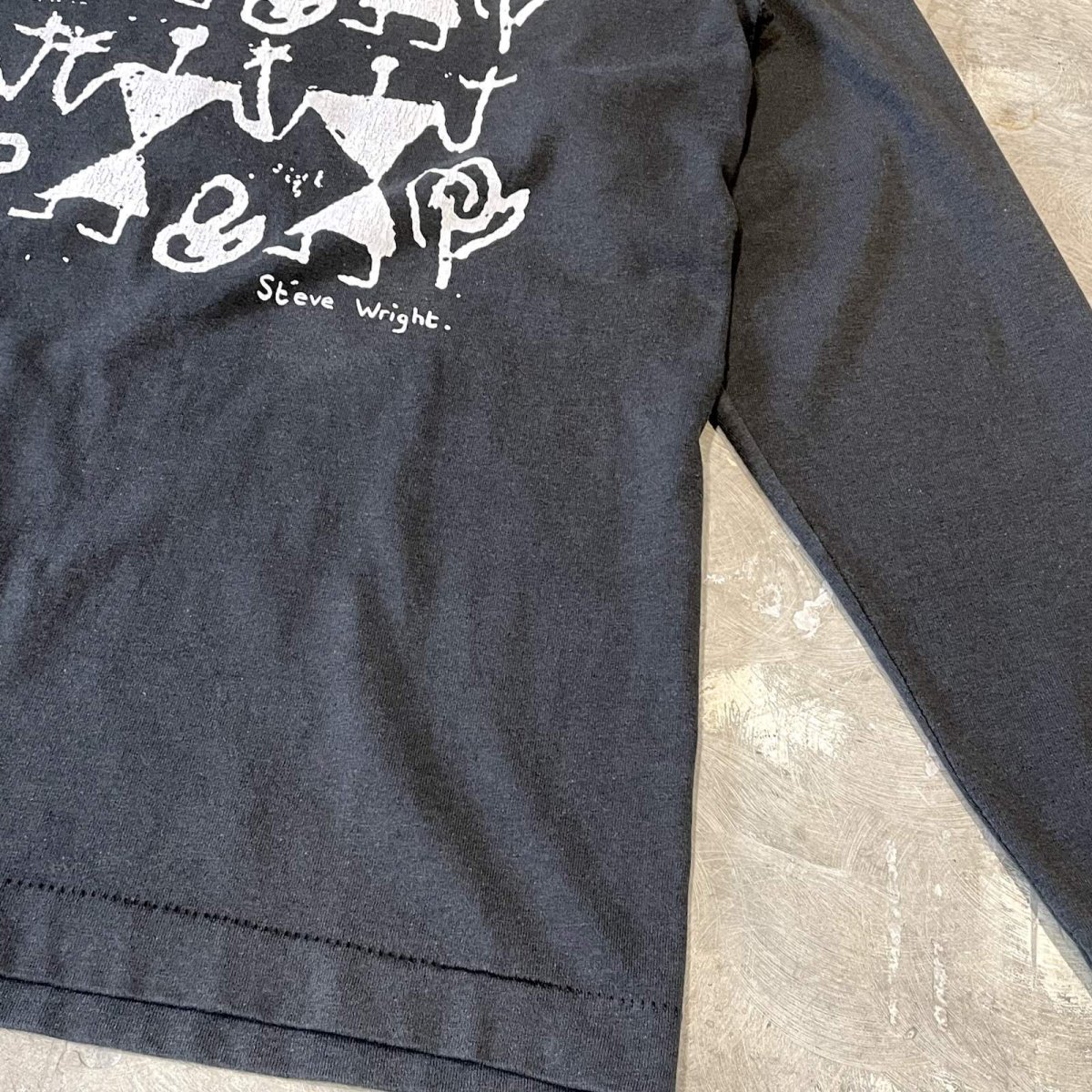 画像6: 90 's FRONT ART GRAPHIC PRINTED L/S TEE / Mens L (6)