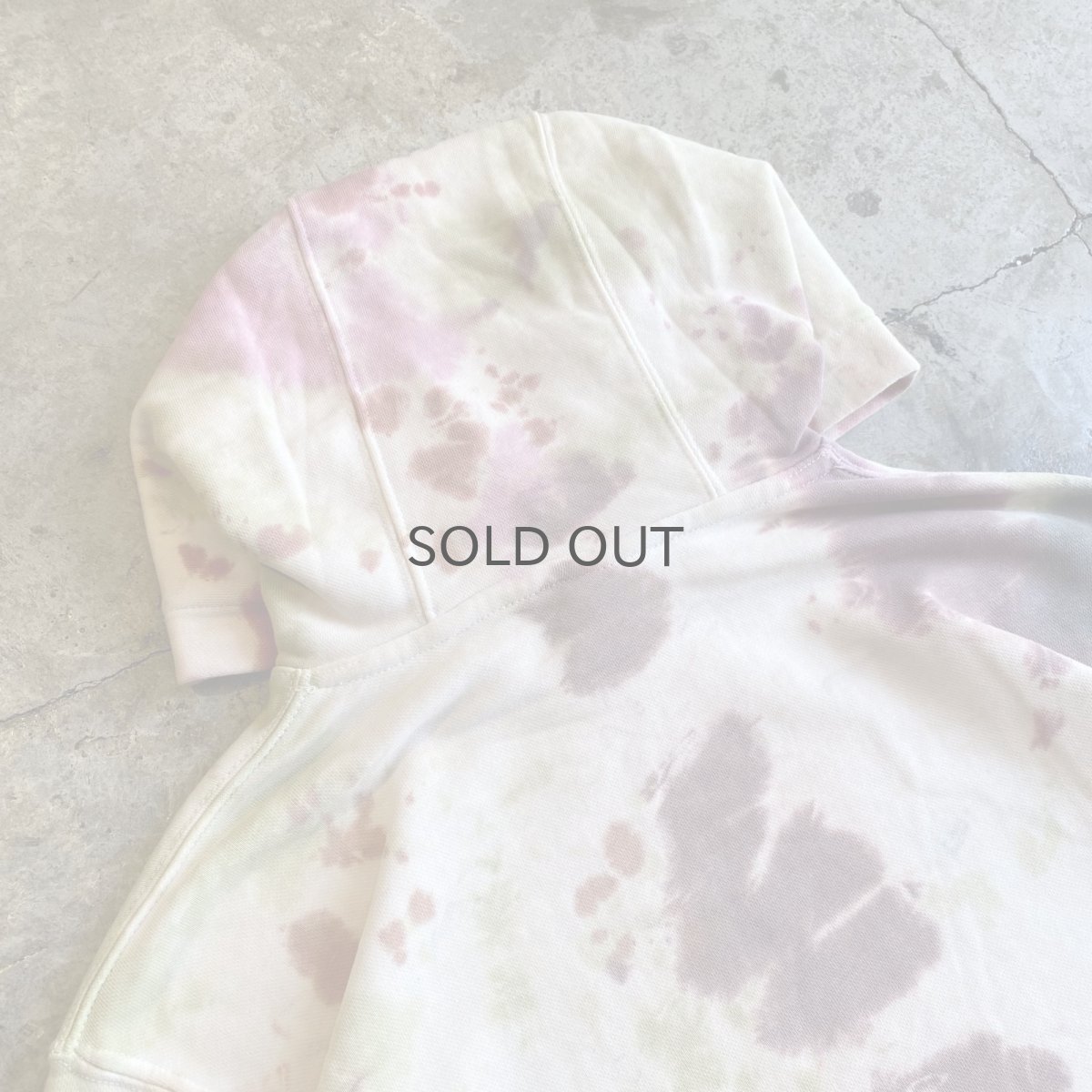 画像10: 【NIKE】TIE DYE PATTERN ONE POINT DESIGN SWEAT HOODIE / Ladies L (10)