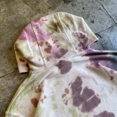 画像10: 【NIKE】TIE DYE PATTERN ONE POINT DESIGN SWEAT HOODIE / Ladies L (10)