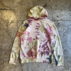 画像1: 【NIKE】TIE DYE PATTERN ONE POINT DESIGN SWEAT HOODIE / Ladies L (1)