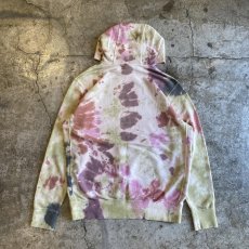 画像2: 【NIKE】TIE DYE PATTERN ONE POINT DESIGN SWEAT HOODIE / Ladies L (2)