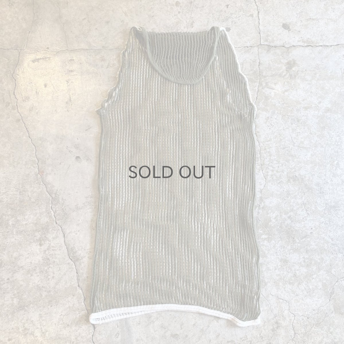 画像2: MILITARY 2COLOR DESIGN MESH N/S TOPS / Ladies L (2)