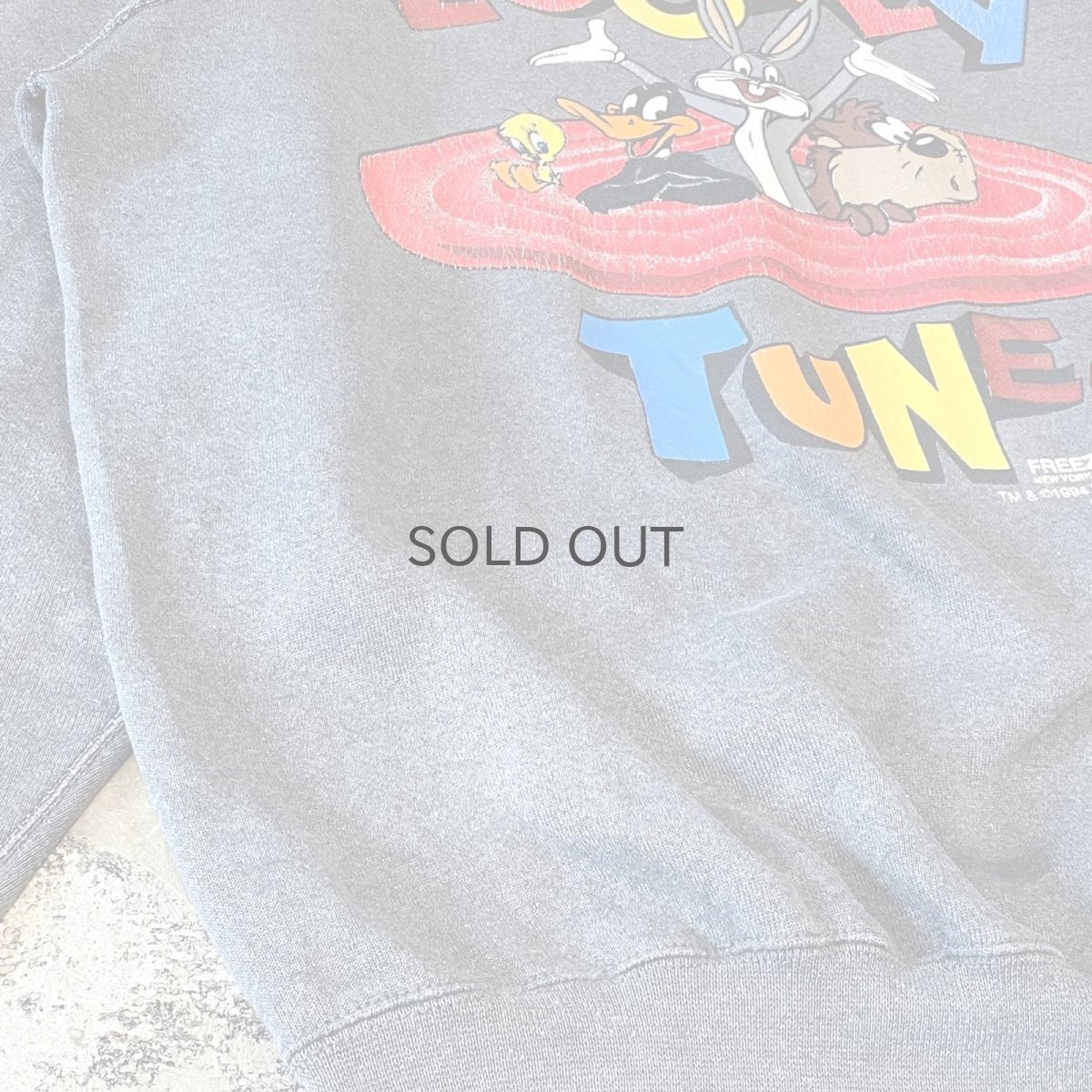 画像5: 90's "LOONEY TUNES" CHARACTER PRINTED SWEAT / Mens L / MADE IN USA (5)