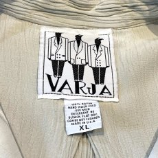 画像10: STRIPE PATTERN SWITCHED BAND COLLAR L/S SHIRT / Mens XL / MADE IN USA (10)