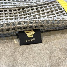 画像10: MULTI COLOR PIPING LINE MESH CARDIGAN / Mens L (10)