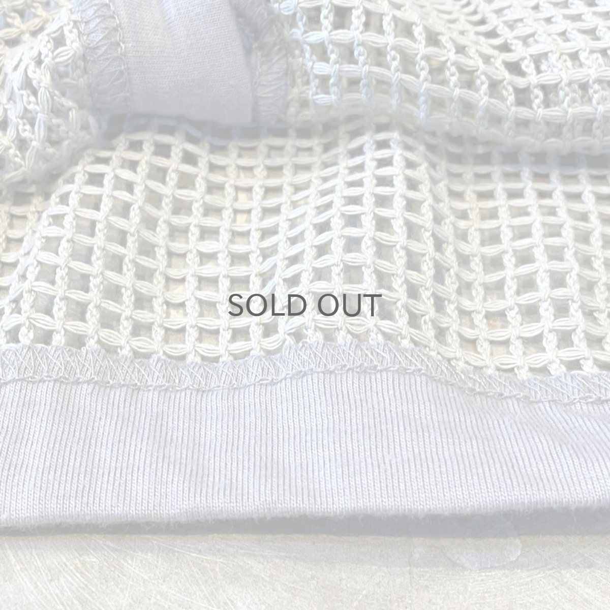 画像8: MULTI COLOR PIPING LINE MESH CARDIGAN / Mens L (8)