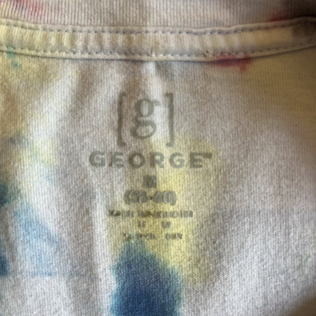 画像12: COLOR TIE DYE PATTERN DESIGN L/S TOPS / Ladies M(38~40) (12)