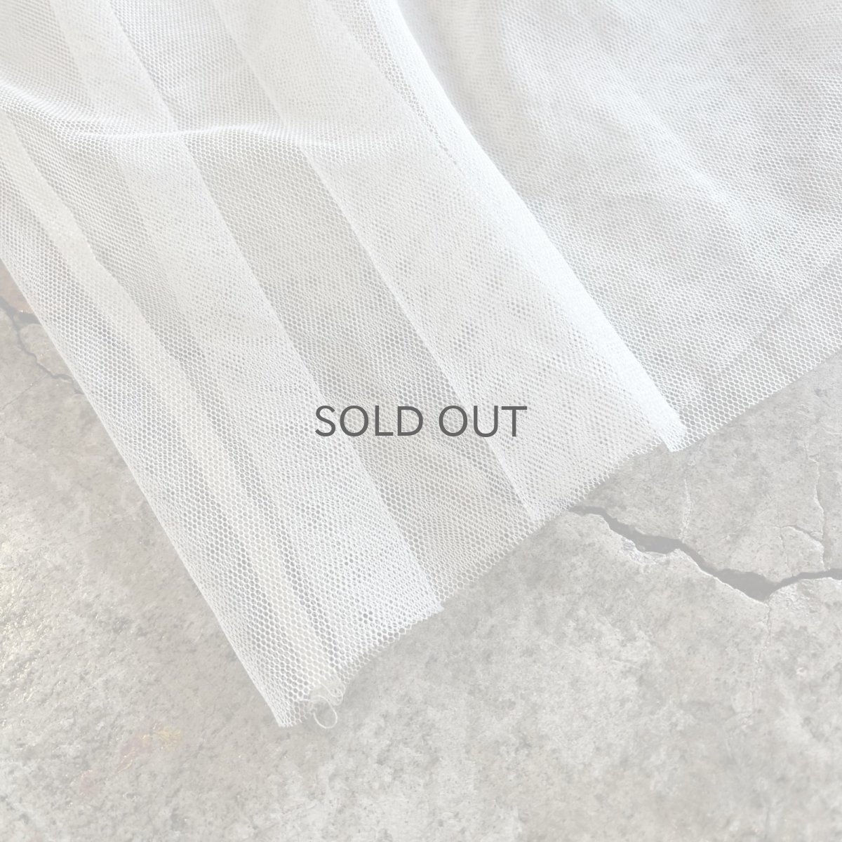 画像3: FRONT DOUBLE RIBBON DESIGN TIERED TULL N/S TOPS / Ladies M (3)