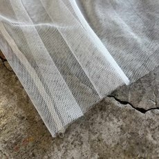 画像3: FRONT DOUBLE RIBBON DESIGN TIERED TULL N/S TOPS / Ladies M (3)