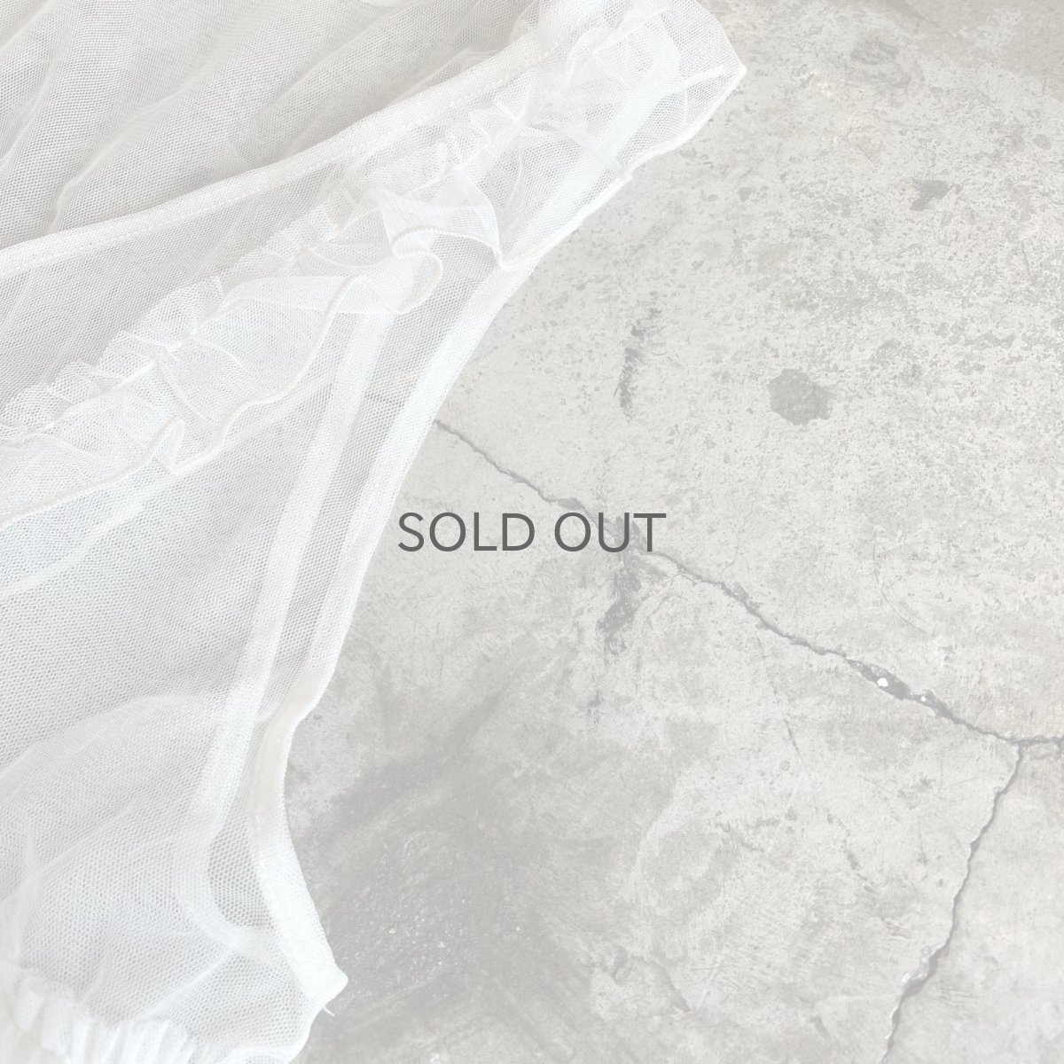 画像9: FRONT DOUBLE RIBBON DESIGN TIERED TULL N/S TOPS / Ladies M (9)