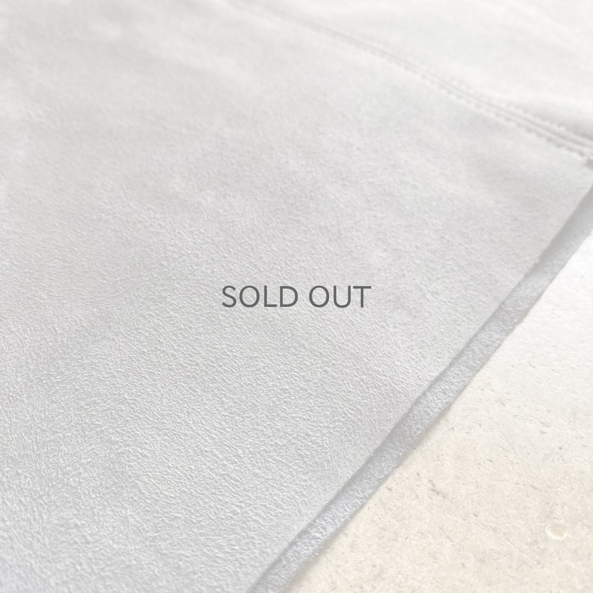 画像10: FAUX SUEDE LEATHER POINT STUDS DESIGN COLOR KNEE LENGTH SKIRT / W27 (10)