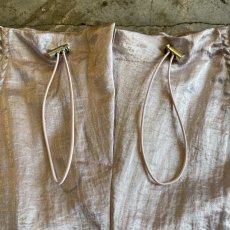 画像4: LUSTER PINK COLOR DESIGN WAIST DRAW CORD SKIRT / FREE~W35 (4)