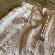 画像9: LUSTER PINK COLOR DESIGN WAIST DRAW CORD SKIRT / FREE~W35 (9)